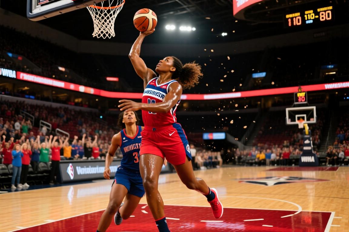 WNBA常规赛华盛顿神秘人110-80芝加哥天空全场集锦