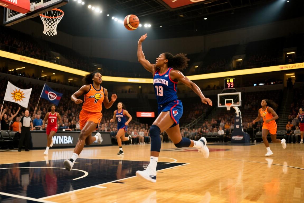 WNBA常规赛康涅狄格太阳69-79华盛顿神秘人全场集锦