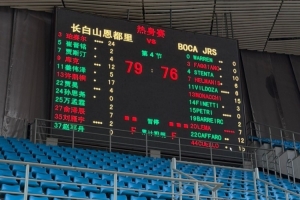 热身赛吉林男篮79-76力克博卡青年 珀塞尔24分 5号秀许熙桐命中5记三分砍17分