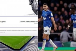 每体:埃弗顿推出2.5万英镑豪华套票,球迷可体验约48小时一线队球员生活