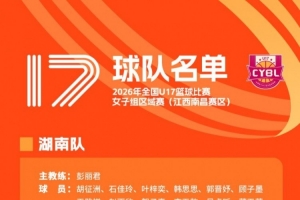 全国U17女篮区域赛9月21日燃战秦皇岛与南昌 30强名单正式揭晓