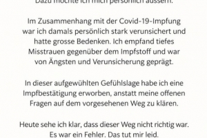 扎卡承认伪造新冠疫苗接种证明：我曾对疫苗极不信任，这是我的错误
