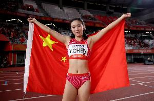 能跑多快？陈妤颉：我觉得没有极限 做好自己 不在意别人怎么评价