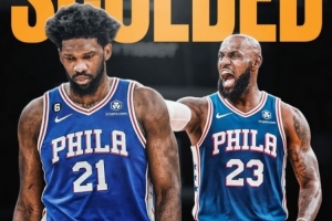 ESPN名嘴爆料:恩比德训练迟到 詹姆斯当面严厉训斥