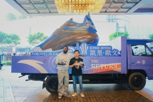 欧文携全新战靴安踏KAIBRID亮相澳门 丁世忠亲临澳门助阵