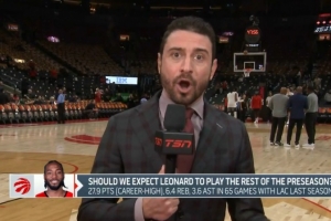 猛龙记者不满NBA安排季前赛背靠背：小卡若两场全打我直播吃领带