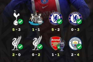 英超克星！25-26赛季巴黎8战英超球队不败，豪取7胜1平