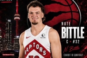 Scotto：猛龙将中锋内特·比特的训练营合同转正为双向合同