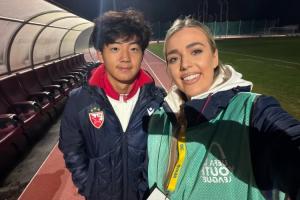 青年欧冠首战即破门！17岁万项赛后全英文受访：首秀进球倍感欣喜