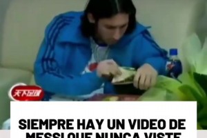 饮食这方面大家都一样！20岁中国行的梅西，把三明治蔬菜挑了出来