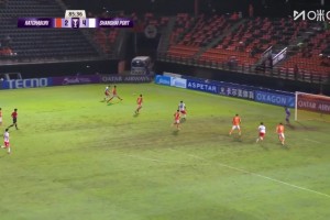 梅开二度！拉克托尼马勒拉甩头攻破海港球门