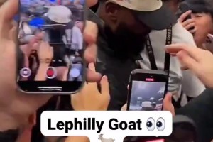 费城的GOAT来了？球迷窒息欢迎