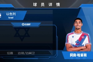 HWG！水晶宫2100w镑签以色列边翼哈莱利⚽️看集锦吧！