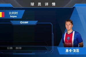 HWG！大巴黎5500w欧敲定贾府边锋米卡·霍茨来看集锦