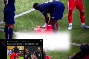 坚如磐石！名场面：穆西亚拉此前遭遇恐怖伤病时，凯恩保持了镇定