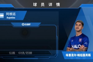 已官宣伊镇2750万欧签阿根廷国脚帕拉西奥斯⚽️来看集锦