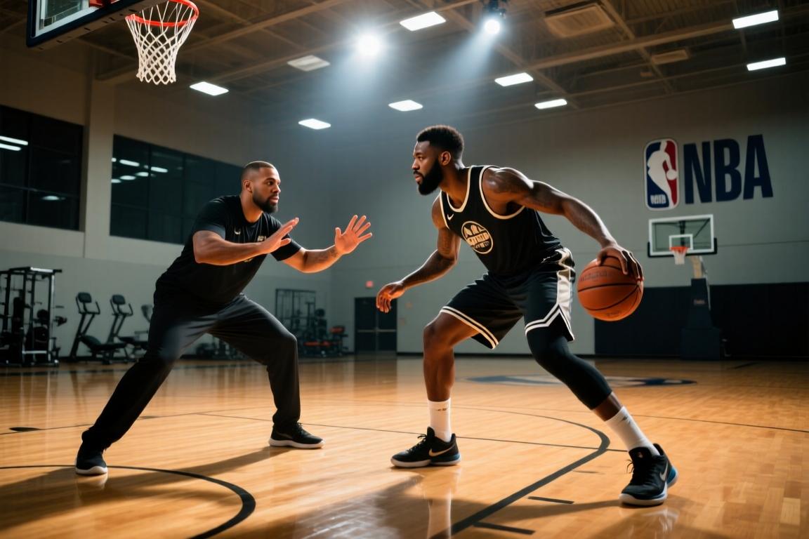 NBA训练师单挑扣篮王拉文，这位训练师什么水平？
