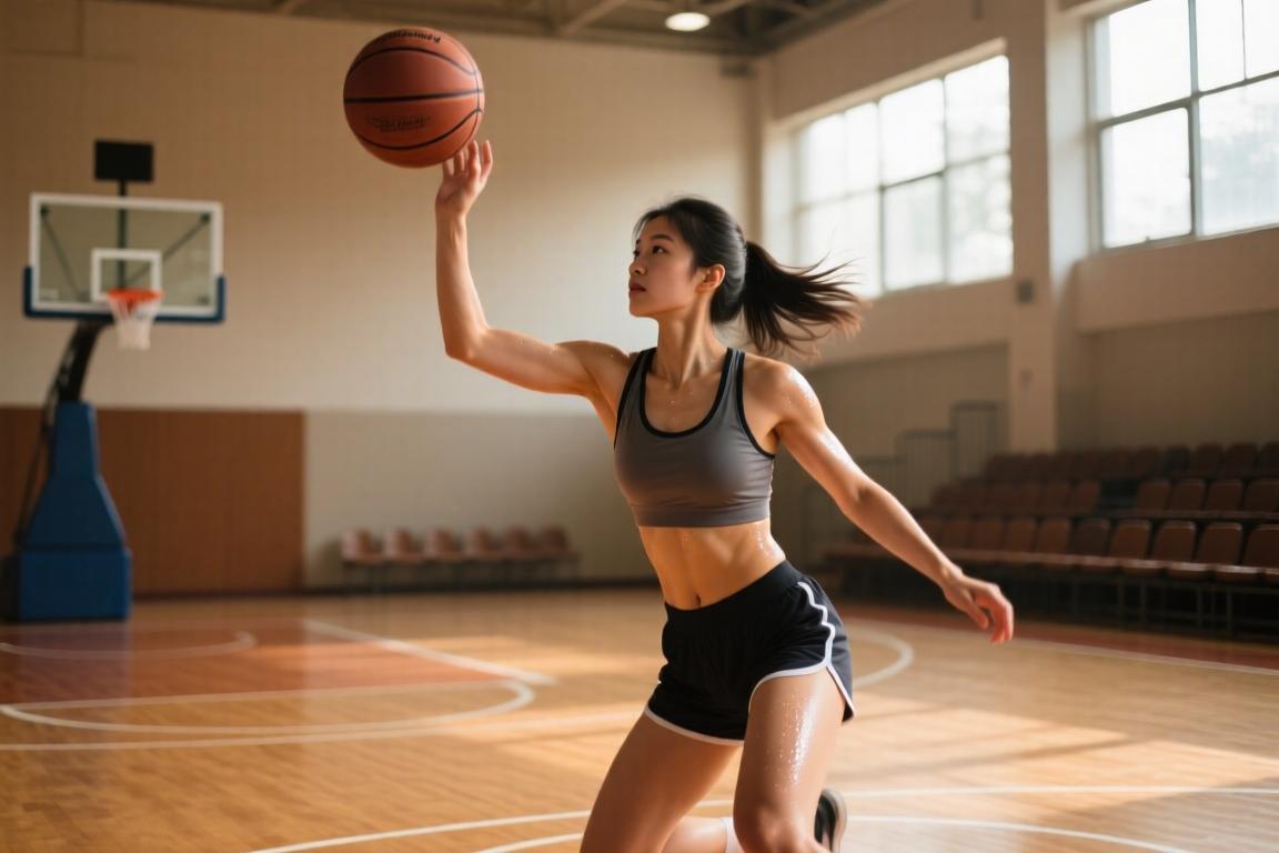 知道乔治打球丝滑，没想到乔治的女粉打球也丝滑啊
