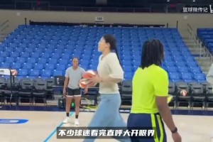 内线巨兽的射程！李月汝和佩奇比拼超远三分，这手感直接逗笑佩奇