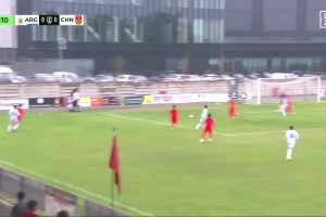 难顶❗️U17国足开场4分钟丢球，阿根廷U17中路包抄破门