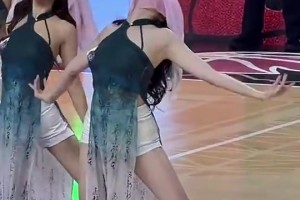 美腿佳人同曦美女啦啦队热舞，大数据请记住我！